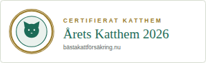 Webbadge: Certifierat katthem 2026
